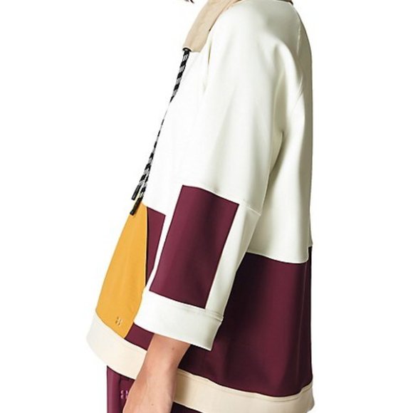 Sweaty Betty Mix It Up Colorblock Sweatshirt - SB6500 - Lily White / Multi - L - Picture 4 of 13